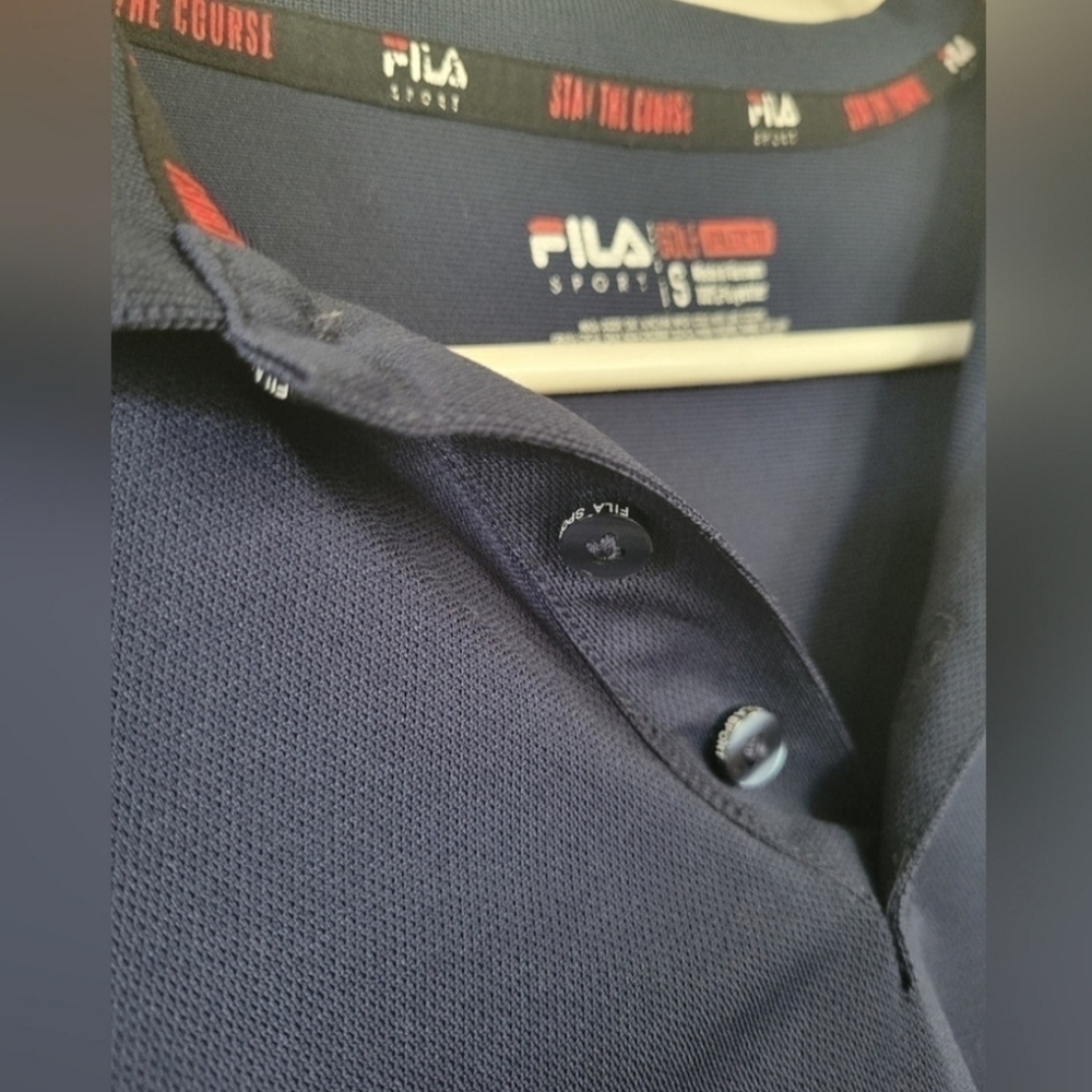 Set of Two Fila Sport Golf Peformance Men's Polo Shirts Size Small - Picture 15 of 15